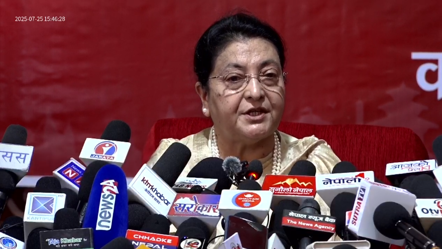 मेरो मूल्य मान्यता र निष्ठा विचलित भएको छैन: भण्डारी