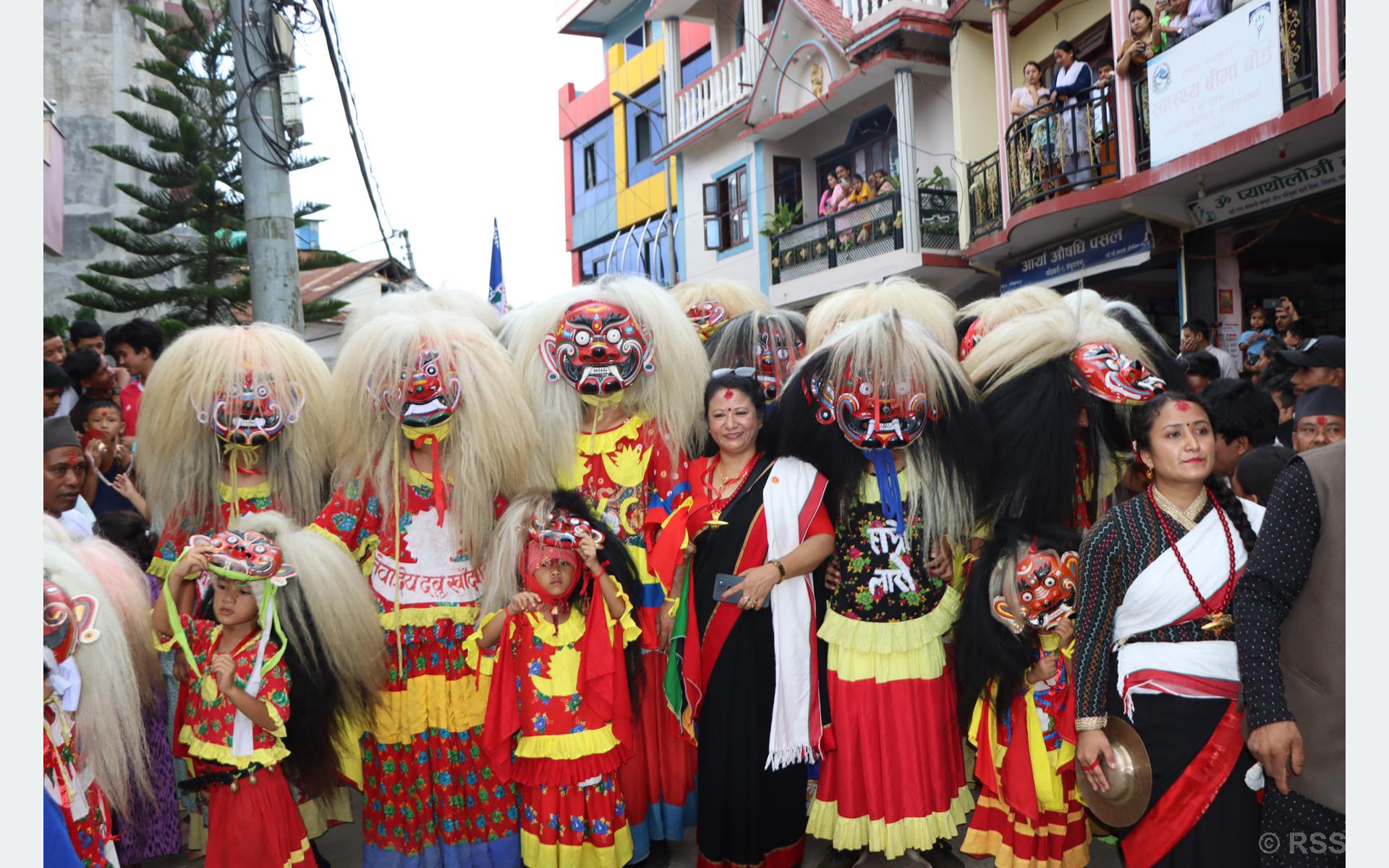 सङ्खुवासभासहित पूर्वी पहाडी जिल्लामा लाखेजात्रा सुरु
