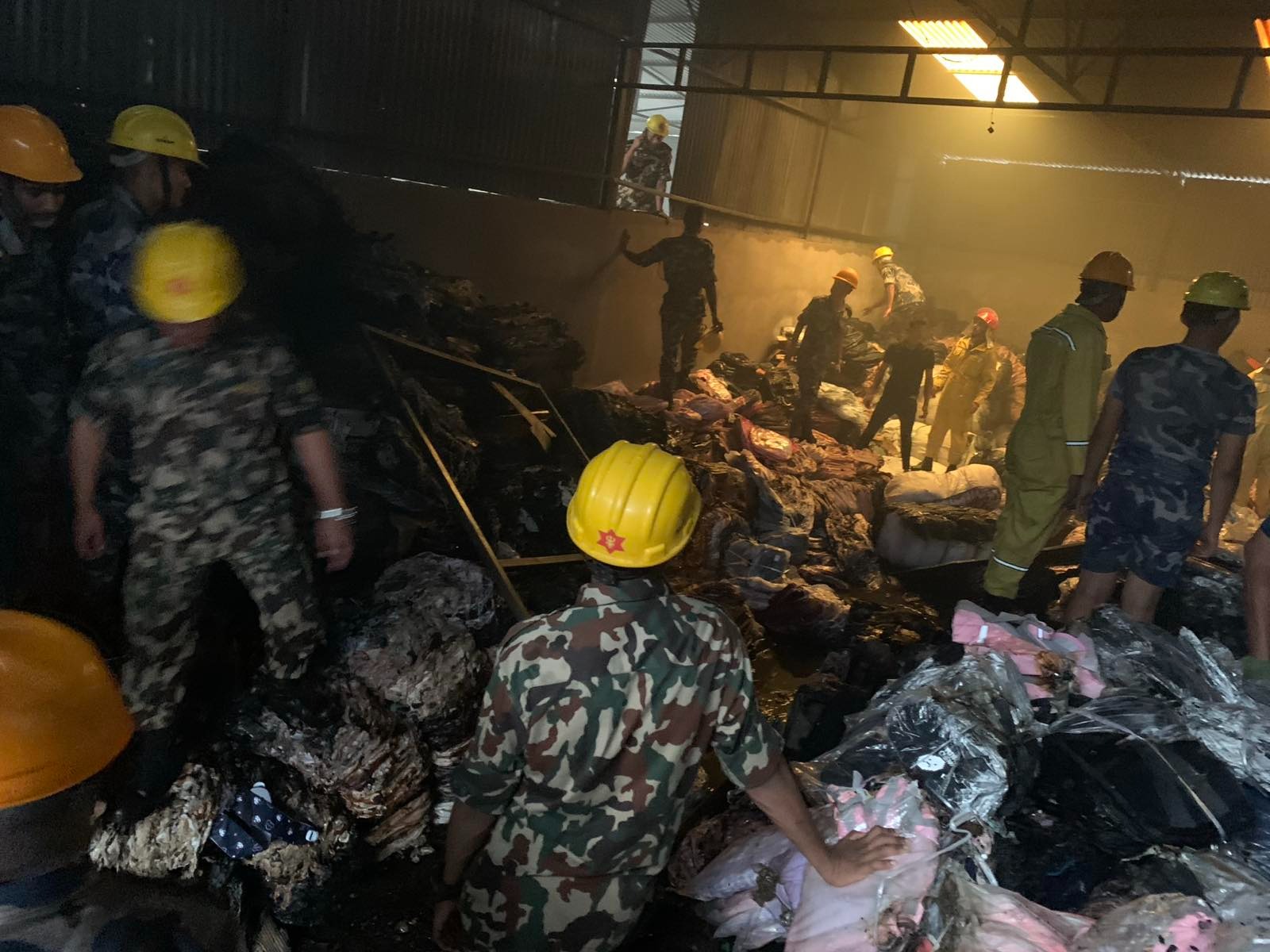 बालाजुको जेब्रा झोला फ्याक्ट्रीमा आगलागी