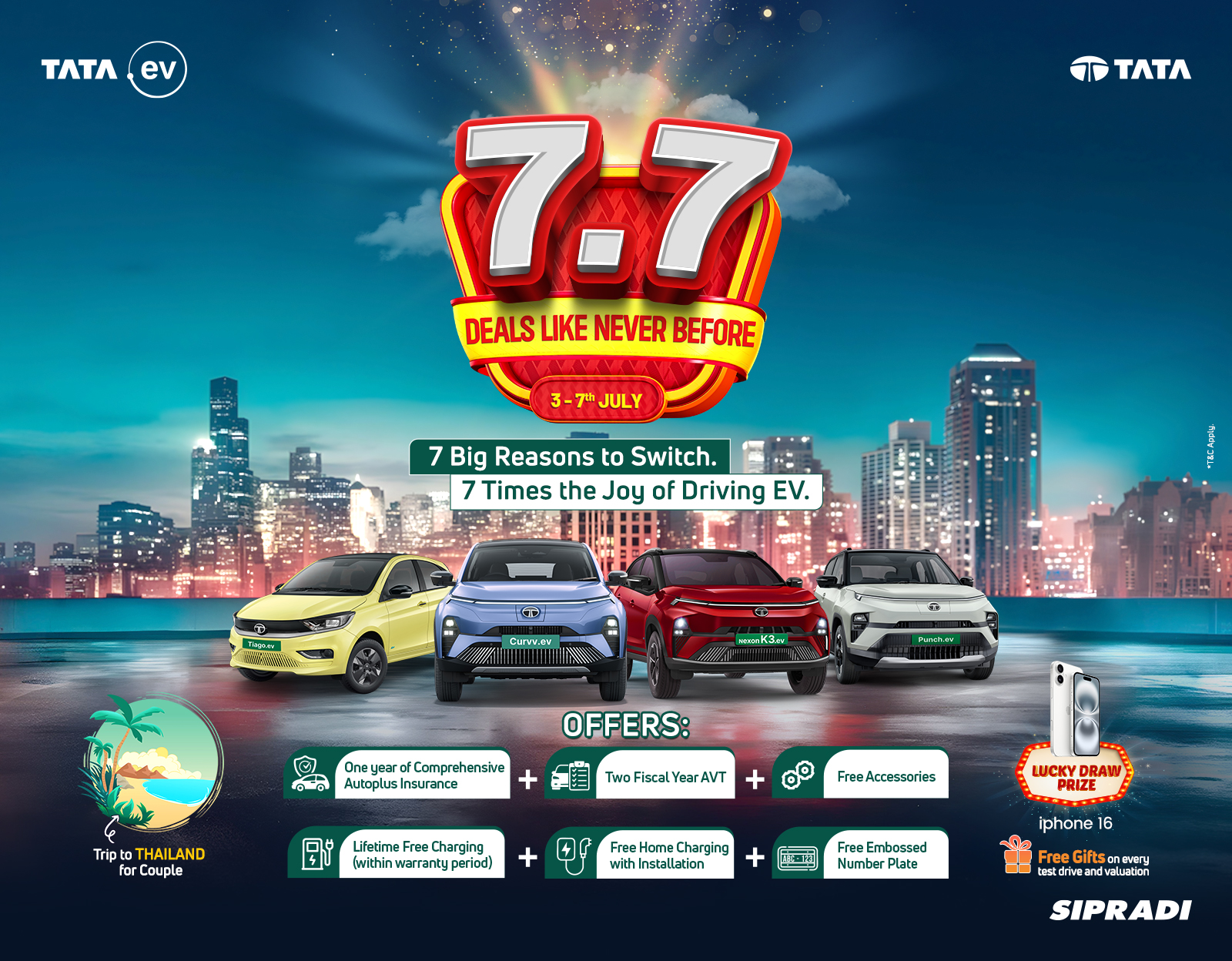 टाटाको ७.७ डिल्स लाइक नेभर विफोर-स्किमको लागि विशेष अवसर कुर्नु नपर्ने