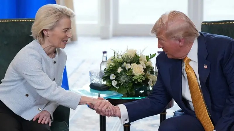 अमेरिका र युरोपेली संघ व्यापार सम्झौतामा सहमत, भन्सार शुल्क घटाइने