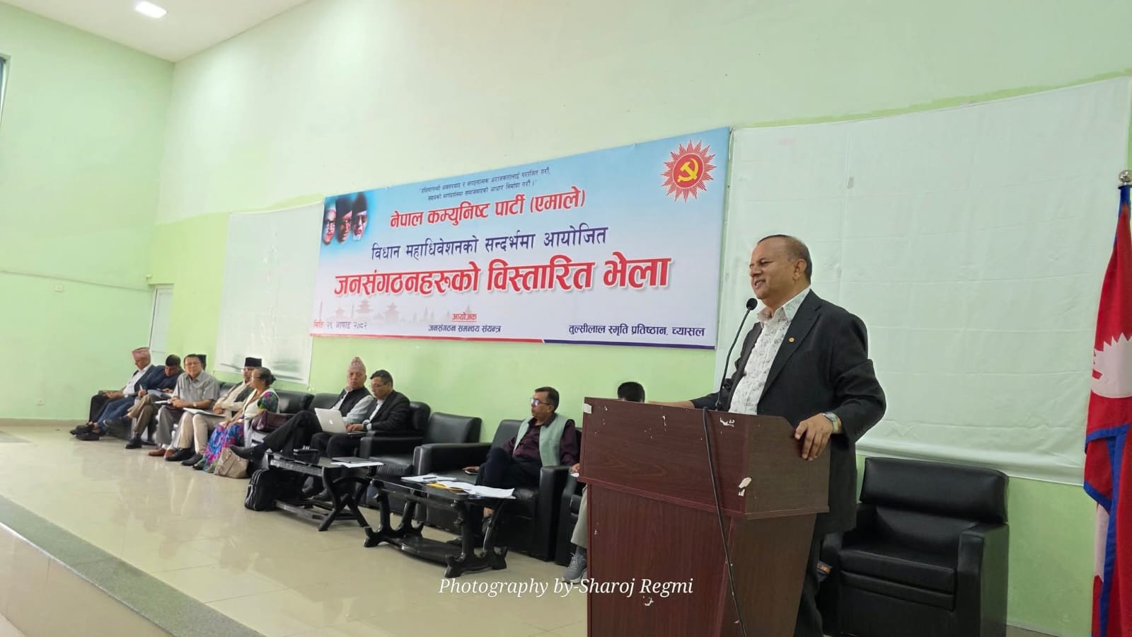 पार्टीभित्र कित्ताकाट गर्नुलाई अराजकता भन्दै कारबाही गर्ने शंकर पोखरेलको चेतावनी