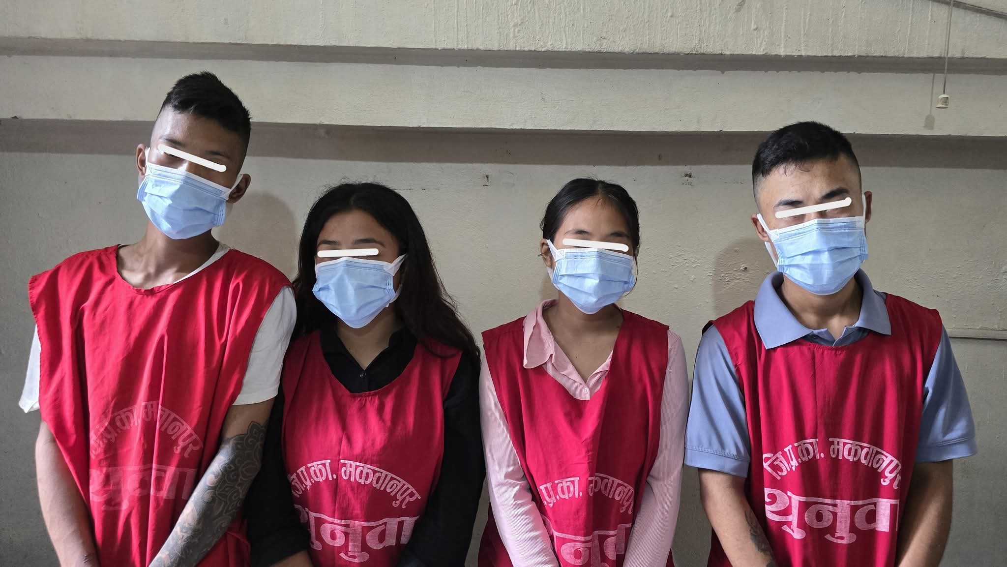 मकवानपुर लागूऔषध ट्रान्जिट बन्दै : ६.४ ग्राम खैरो हेरोइनसहित ७ जना पक्राउ