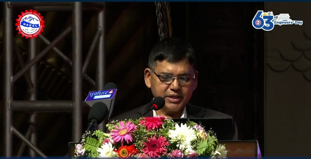 नेपालको पूर्वाधार विकासमा नेपाली इन्जिनीयरको भूमिका महत्वपूर्ण : मन्त्री दाहाल