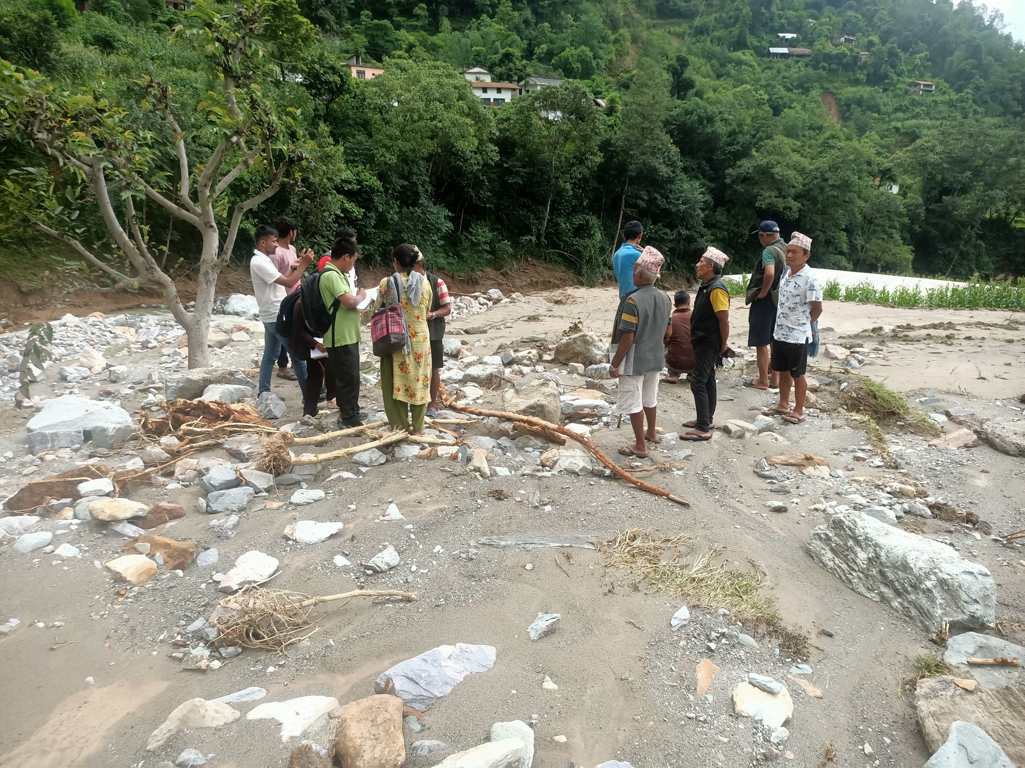 बागलुङबाट बर्सेनि आठ लाख २२ हजार टन माटो बग्दै