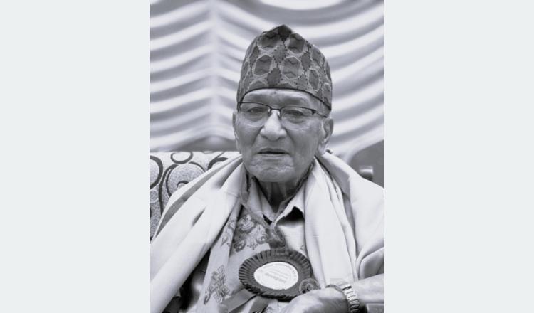 पूर्वमन्त्री एवम् पूर्व नगरप्रमुख बुद्धिराज बज्राचार्यको निधन