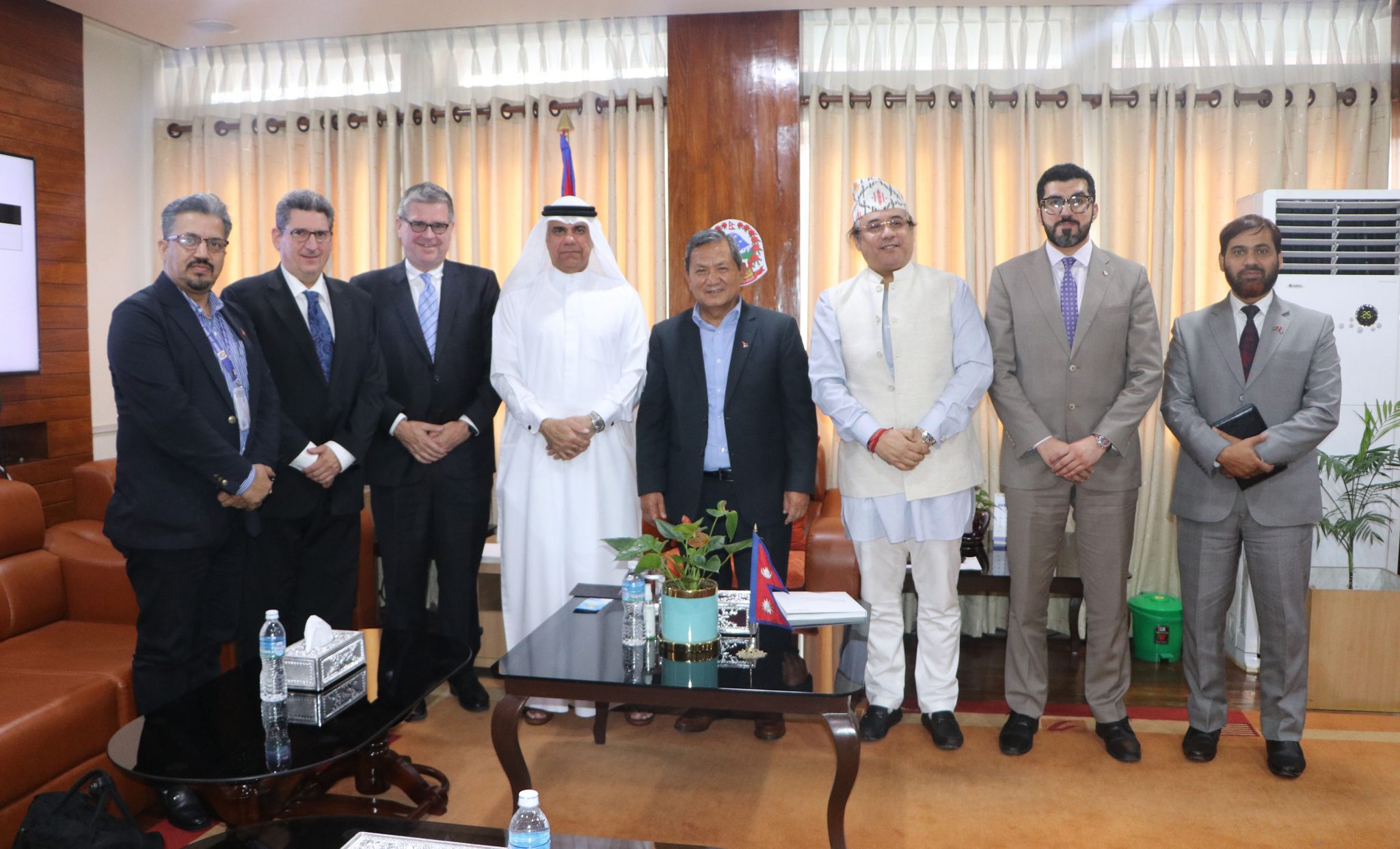 सञ्चारमन्त्रीसँग युएइको सेक्युरिटी प्रिन्टिङ प्रेस टिमको छलफल