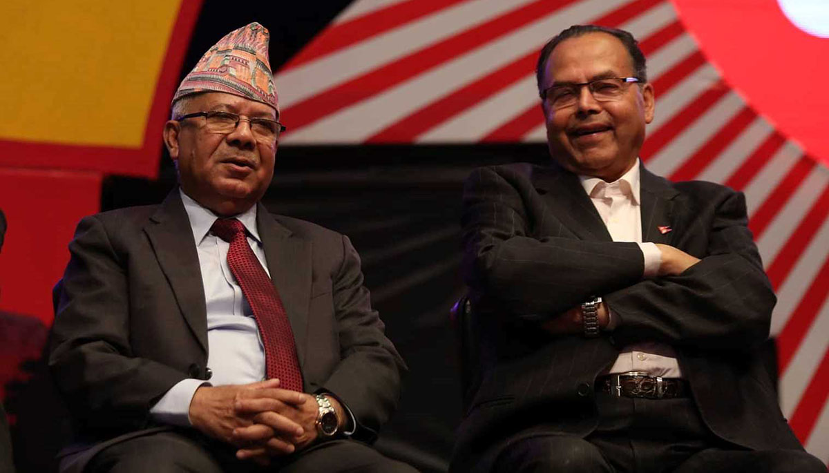 नेकपा एस निकट युवा संघमा समानान्तर कमिटी, माधव र झलनाथबीचको विवाद थप सतहमा