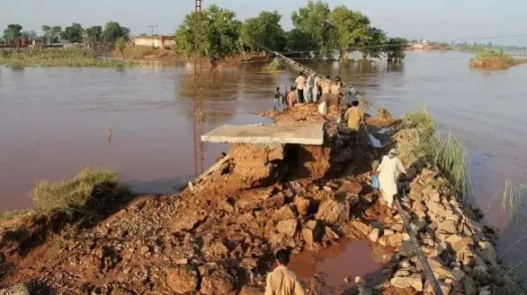 पाकिस्तानको पञ्जाबमा बाढीका कारण अवस्था खतरनाक, ६ जिल्लामा सेनाको माग