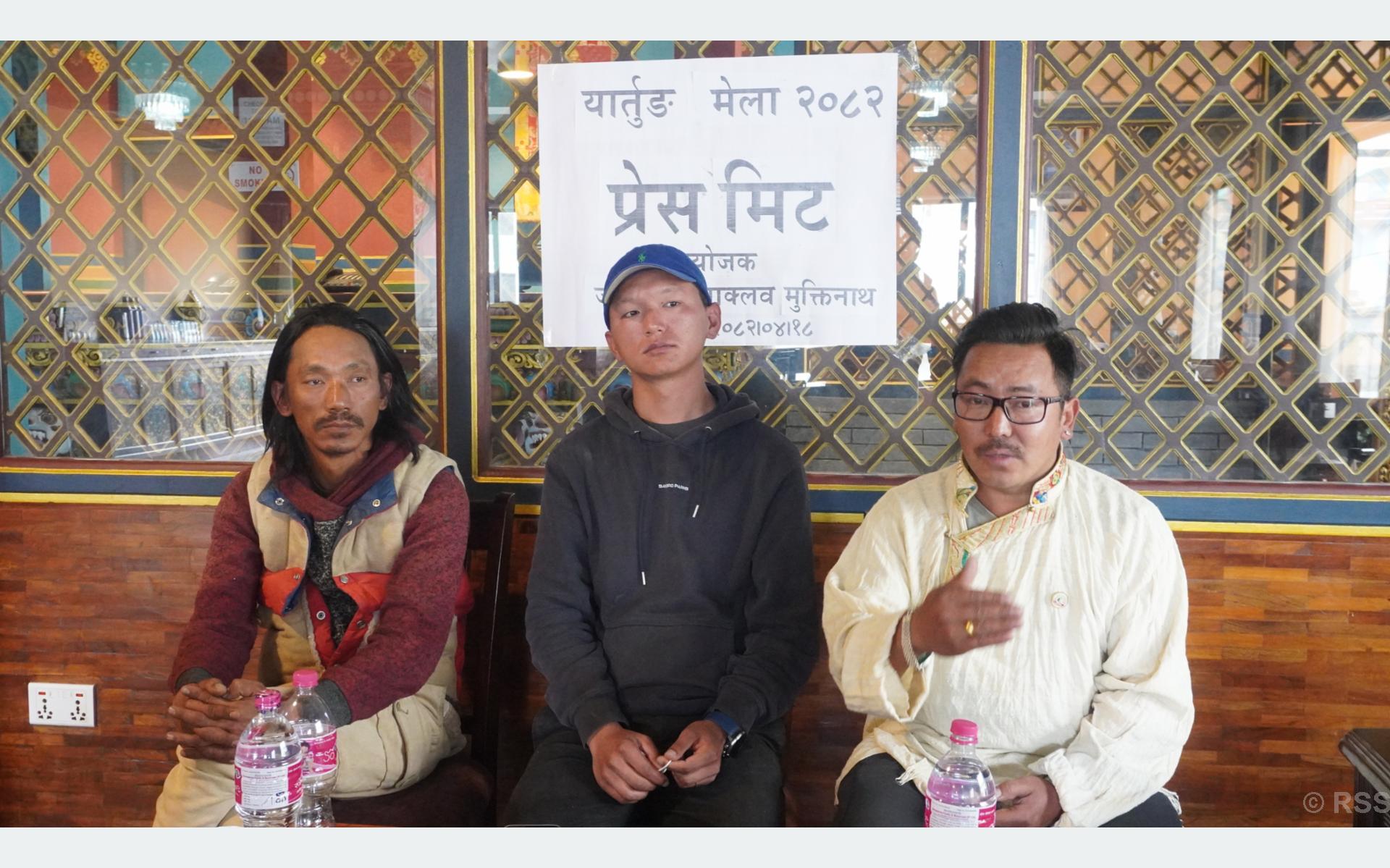 ‘यार्तुङ’ मेलामा घोडा दौड मुख्य आकर्षण