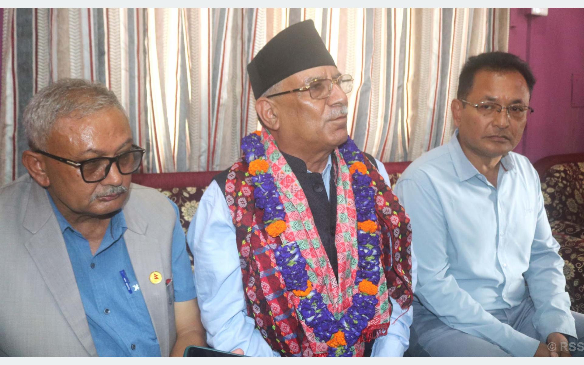 सीमा समस्या संवादबाट समाधान गर्नुपर्छः अध्यक्ष दाहाल