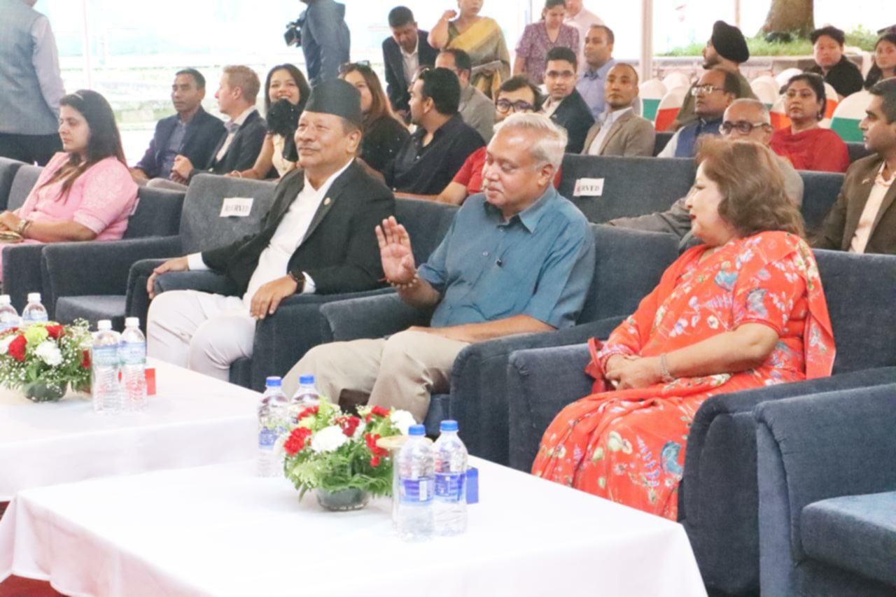 भारतीय दूतावासले उपप्रधानमन्त्री सिंहको प्रमुख आतिथ्यतामा मनायो ७९औं स्वतन्त्रता दिवस