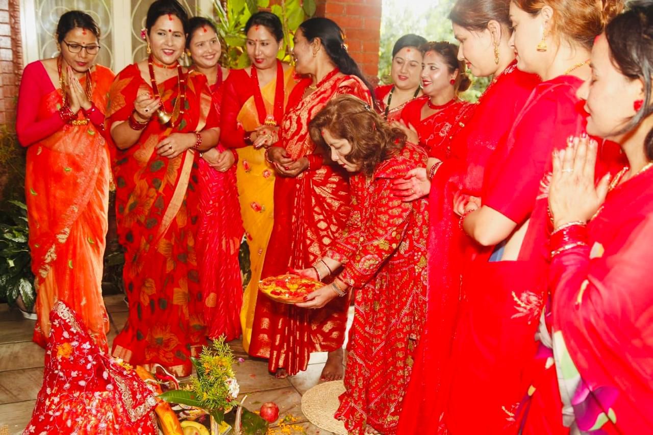 परराष्ट्रमन्त्री राणाले बूढानीलकण्ठस्थित निवासमा भित्र्याइन् गौरा