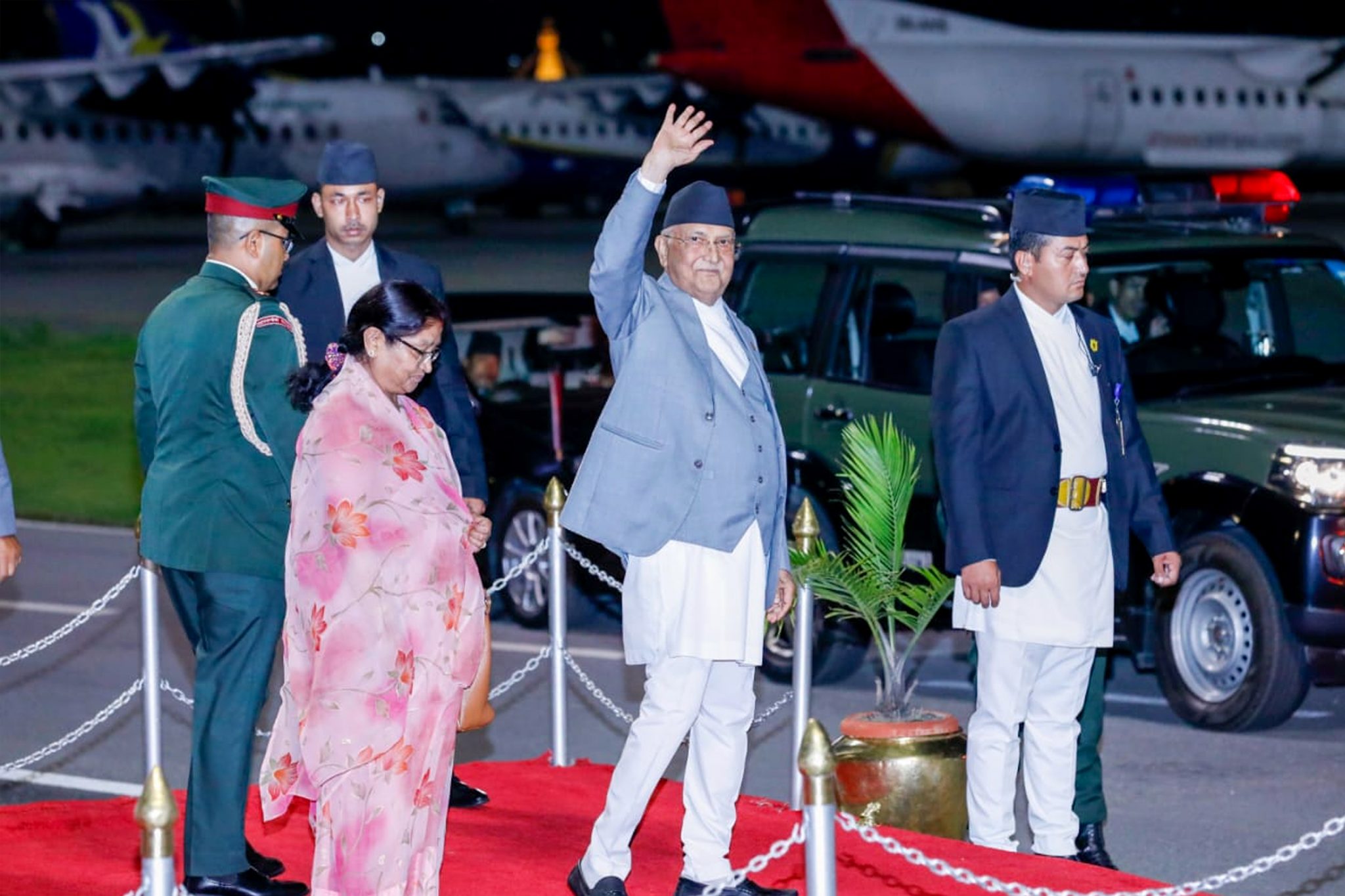 प्रधानमन्त्री ओली तुर्कमेनिस्तान प्रस्थान (तस्वीरहरु)