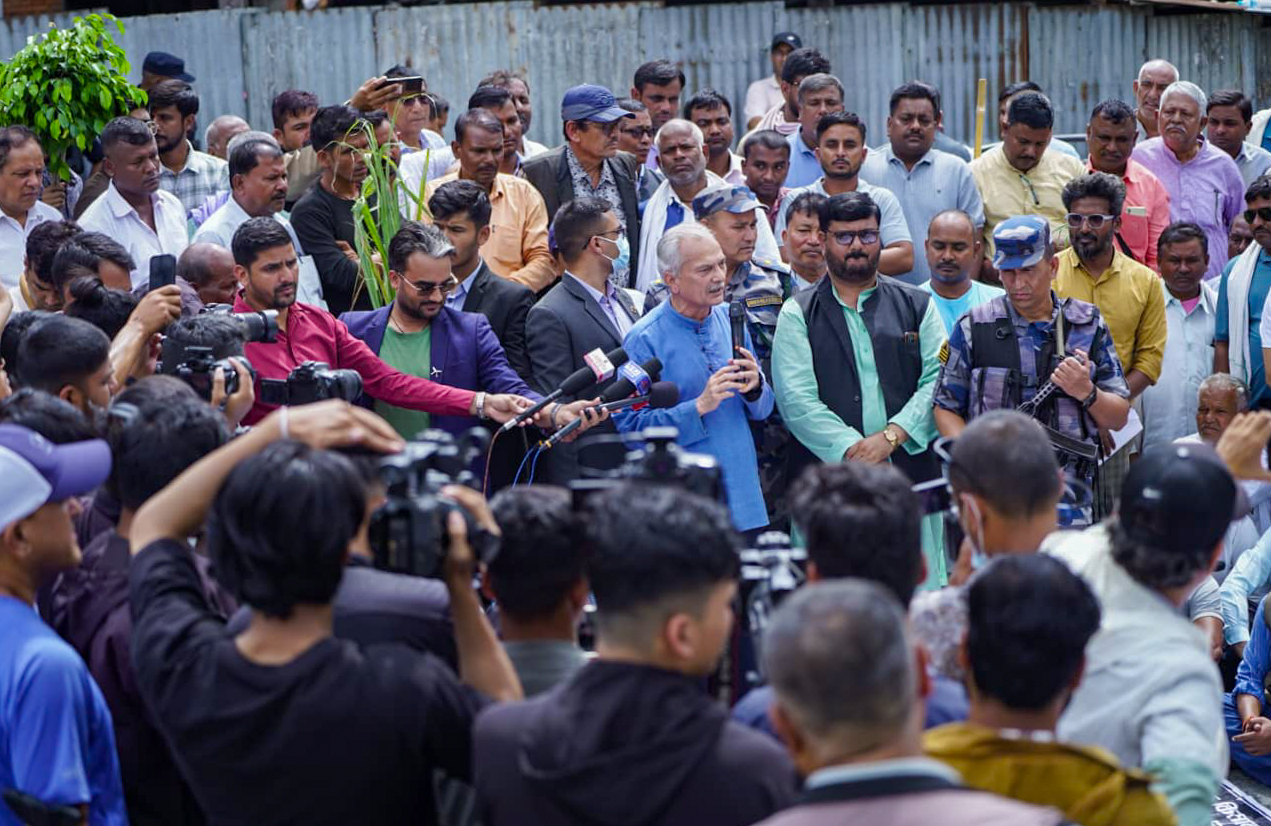 उखु किसानको मागप्रति नेताहरूको ऐक्यबद्धता (तस्बिरहरू)