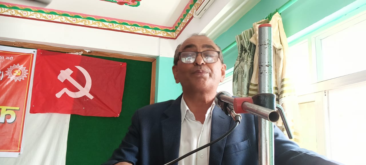 ओली बिनाको एमाले र एमाले बिनाको नेपाल बनाउने षडयन्त्र हुँदैछ : कमलप्रसाद चौलागाईं