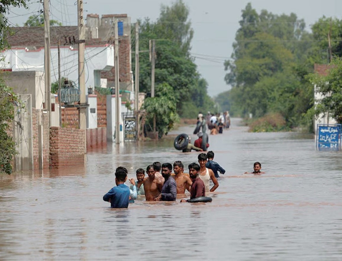 पाकिस्तानको पञ्जाबमा भिषण बाढी, साढे १४ लाख मानिस प्रभावित