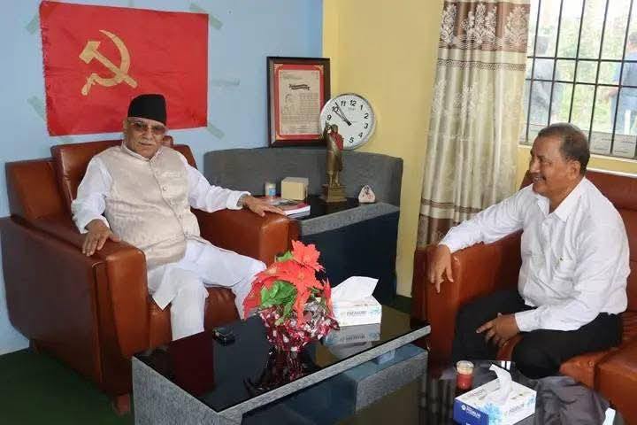 विप्लव भेट्न हरिसिद्धि पुगे प्रचण्ड