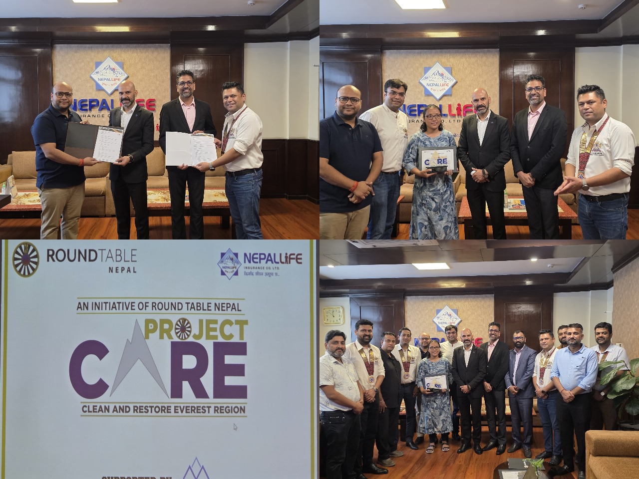 नेपाल लाइफद्वारा सगरमाथामा ५ हजार किलो फोहोर संकलन