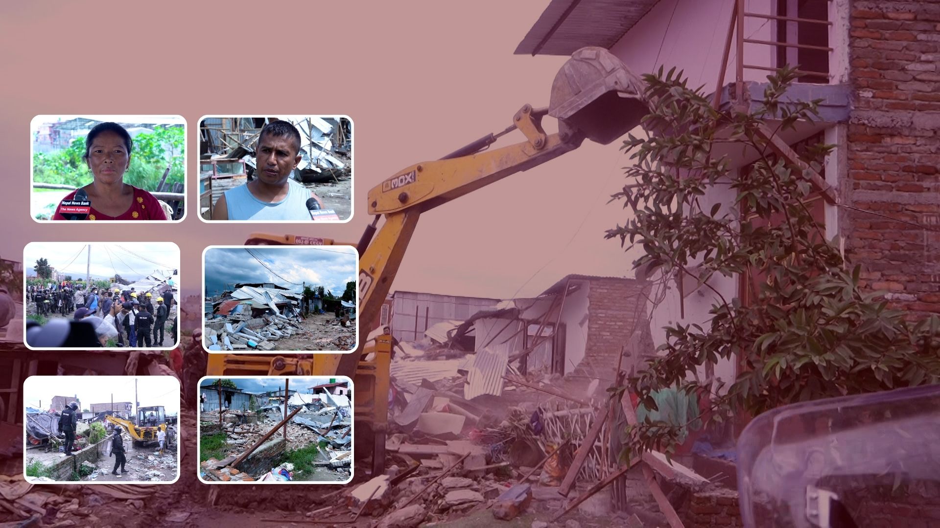 डोजर ‘आतंक’पछि मनोहरा सुकुम्बासीको विचल्ली : ‘भोट माग्ने नेताहरु खोज्दैछौं’