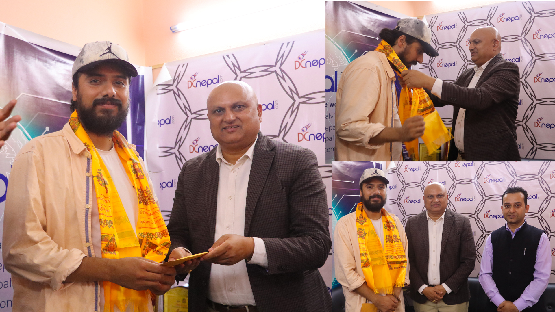 डिसी नेपाल गाईजात्रा हाजिरी जवाफका विजेता कलाकारलाई पुरस्कार प्रदान
