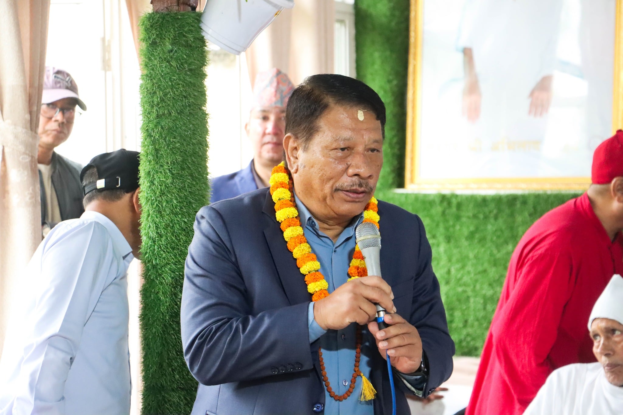 अनियन्त्रित मनलाई नियन्त्रित गर्न सत्संग गरौं : उपप्रधानमन्त्री सिंह