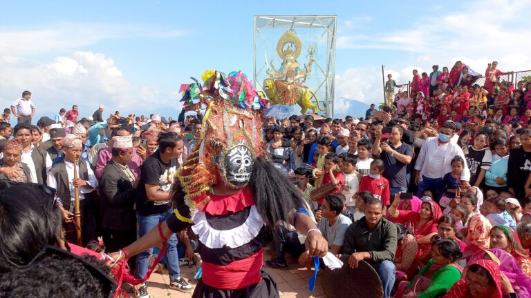 अर्घा दरबारमा ऐतिहासिक लाखे नाच