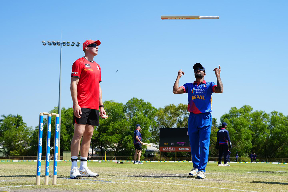 टप एण्ड टी-२० सिरिज : मेलबर्न रेनेगेड्स विरुद्ध नेपालले पहिला ब्याटिङ गर्दै