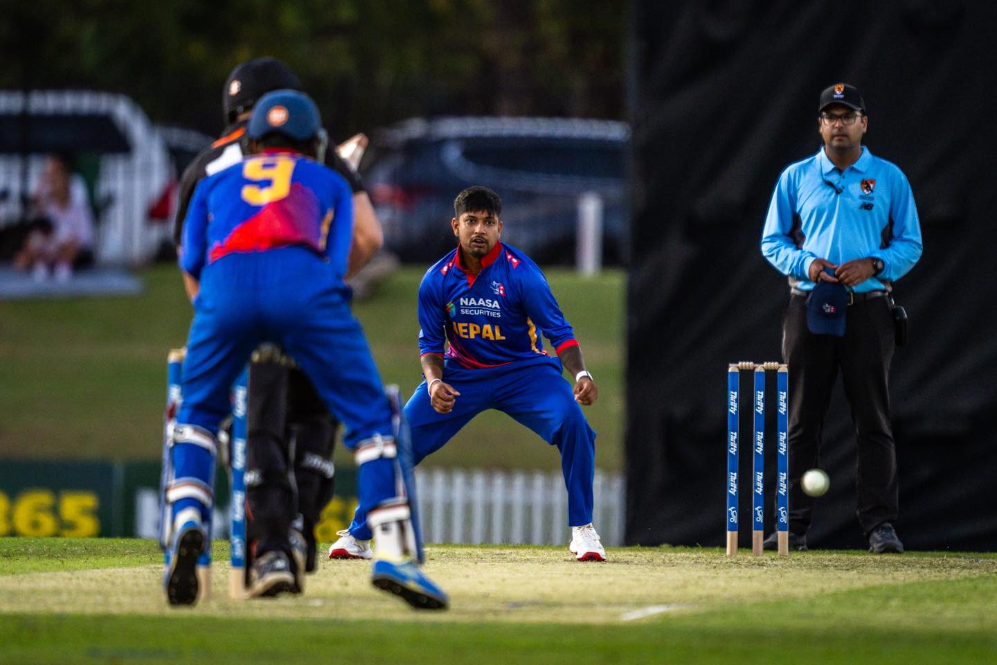 नेपाललाई एक सय ७८ रनको लक्ष्य, सन्दीपले लिए ३ विकेट