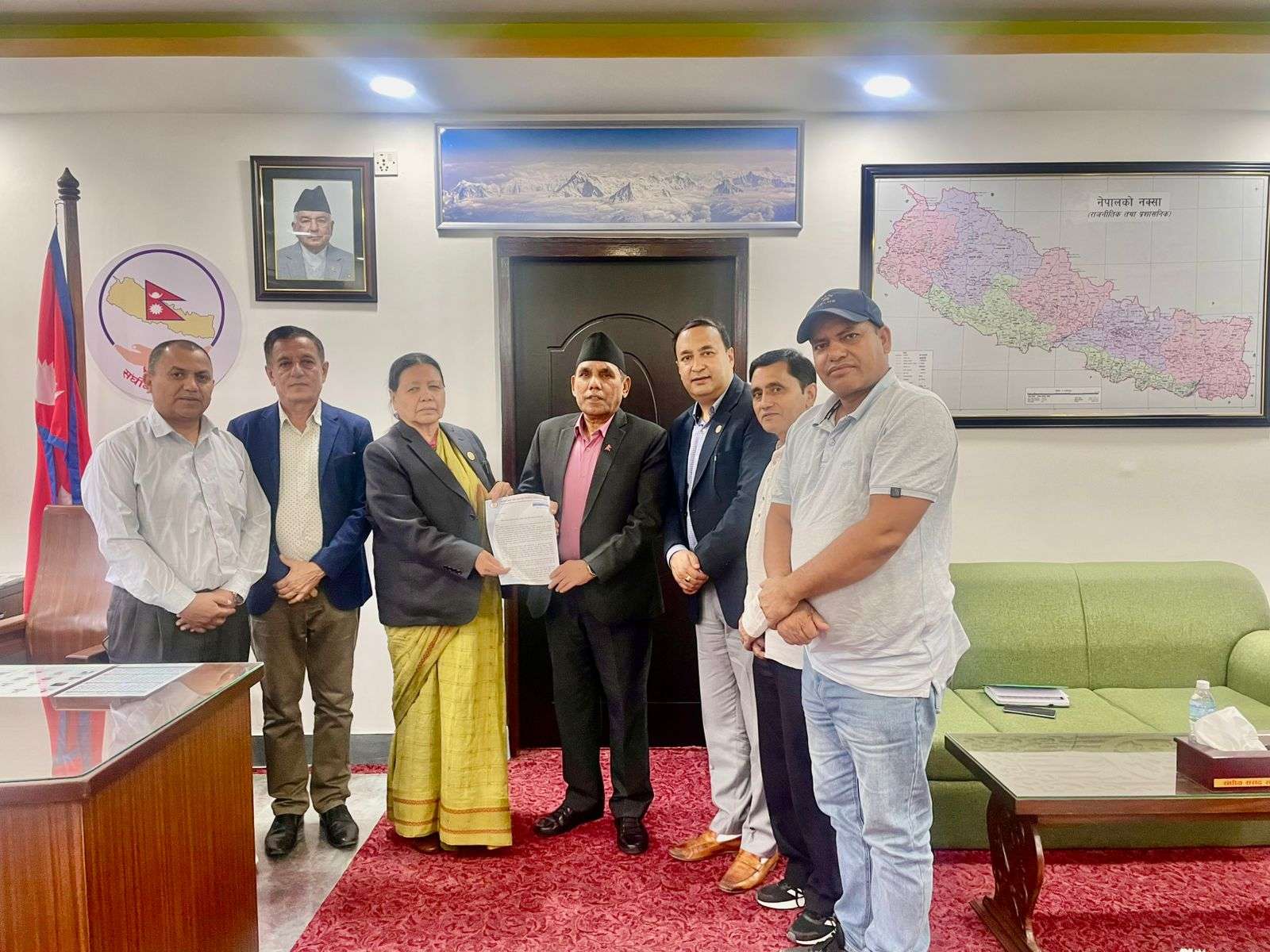 नेसनल प्याब्सनद्वारा शिक्षा विधेयकका प्रावधान संशोधन मागसहित राष्ट्रियसभा अध्यक्षलाई लिखित धारणा पेस