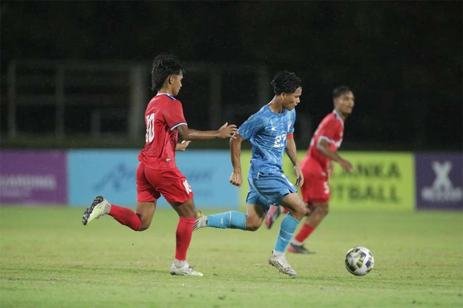 साफ यू–१७ च्याम्पियनशिप फुटबलमा नेपाल भारतसँग पराजित
