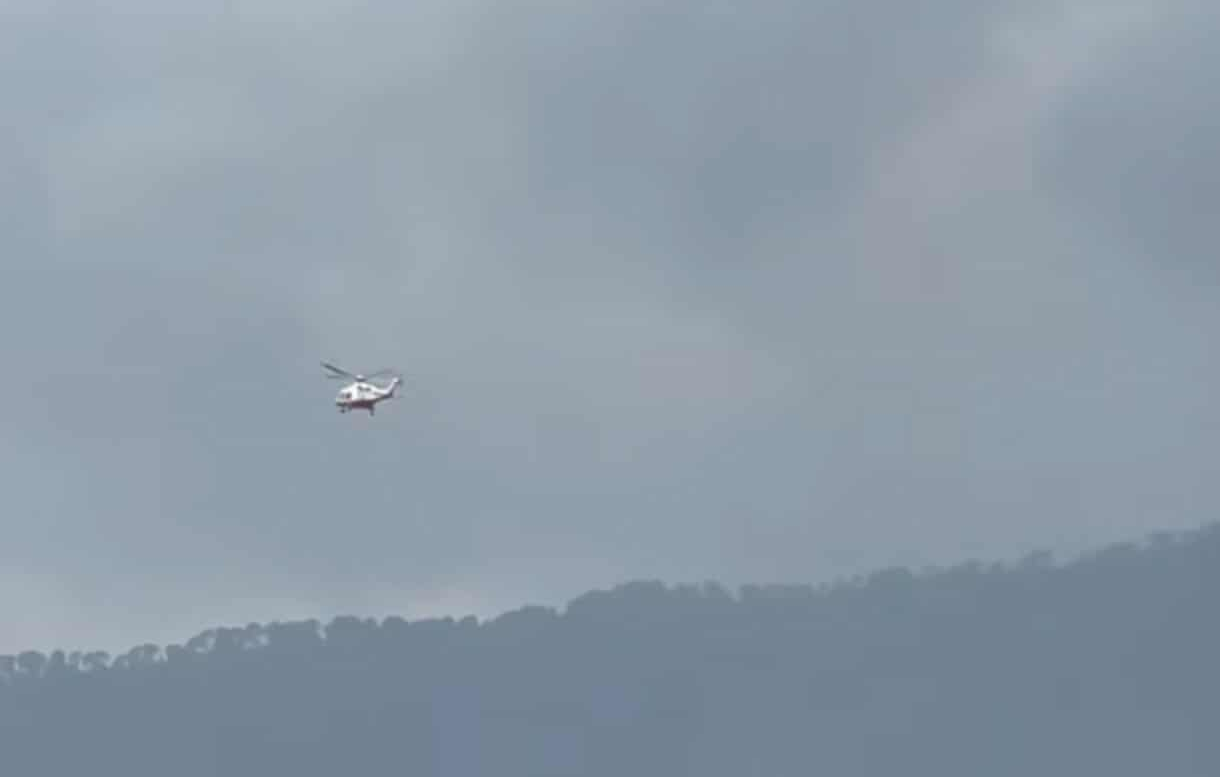 भैंसेपाटीस्थित निवासबाट मन्त्रीहरूको हेलिकप्टरमा उद्धार