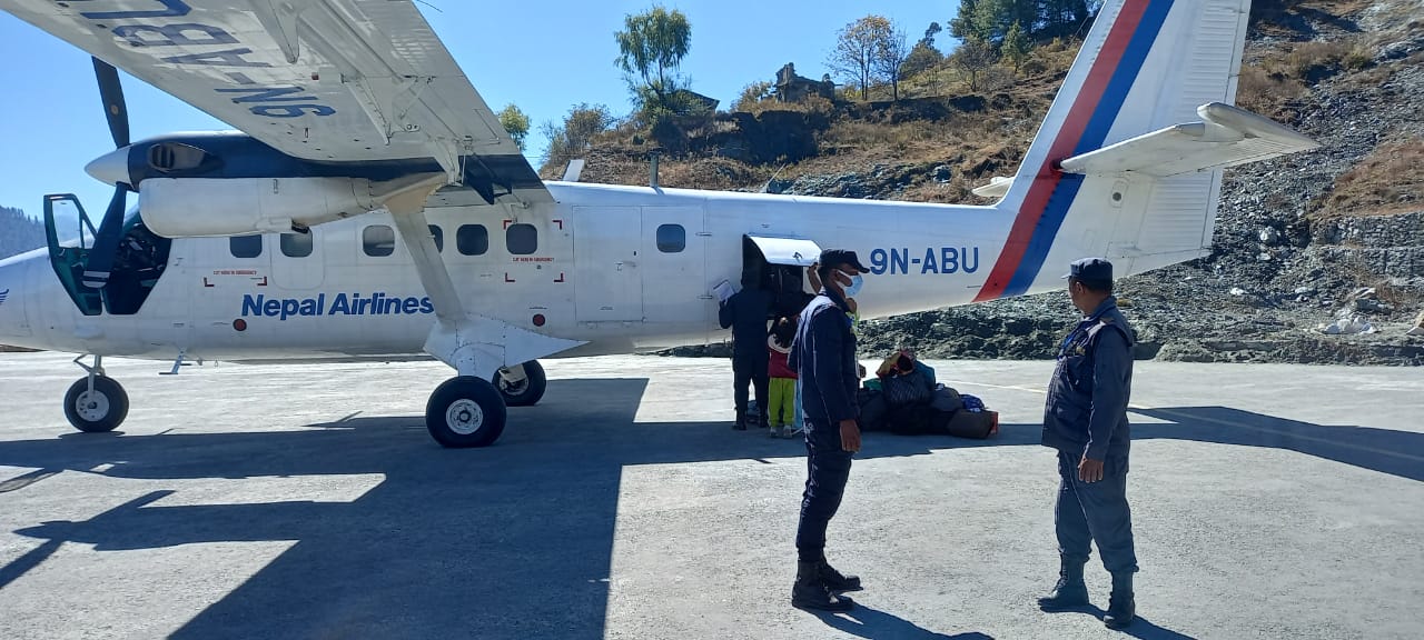 चार महिनापछि रारा विमानस्थलमा उडान