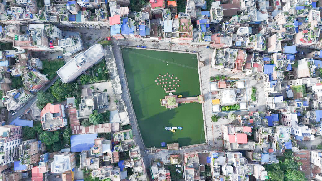 मनमोहक ललितपुरको पिम्बहाल पोखरी (तस्बिरहरू)