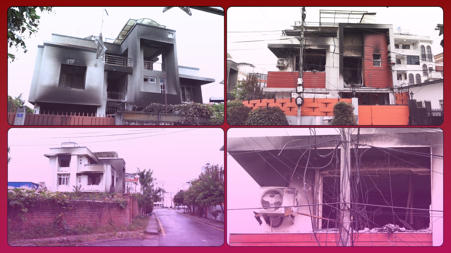 छिमेकीले विन्ती गर्दागर्दै पनि जलाए गर्भनरको घर, निशानामा थिए विष्णु पौडेल