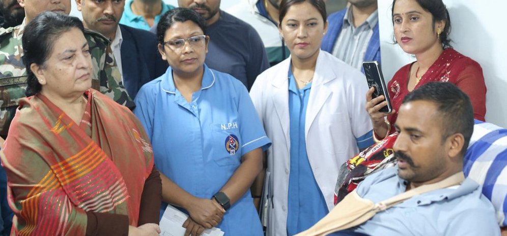 पूर्वराष्ट्रपति भण्डारीद्वारा घाइतेको स्वास्थ्य अवस्थाबारे जानकारी