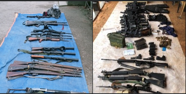 ९७ नाल हतियार बरामद