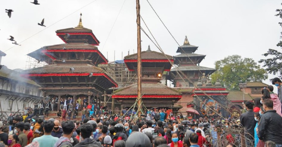 भक्तपुरमा इन्द्रजात्रा सुरु