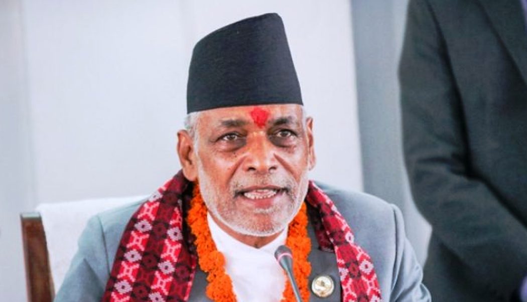 क्षमायाचना गर्दै कृषिमन्त्री रामनाथ अधिकारीले दिए राजीनामा