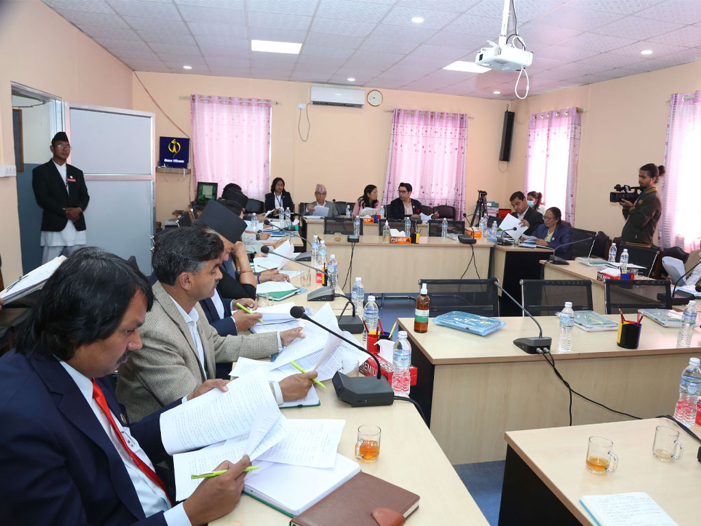 संघीयता सबलीकरण तथा राष्ट्रिय सरोकार समितिको बैठक बस्दै