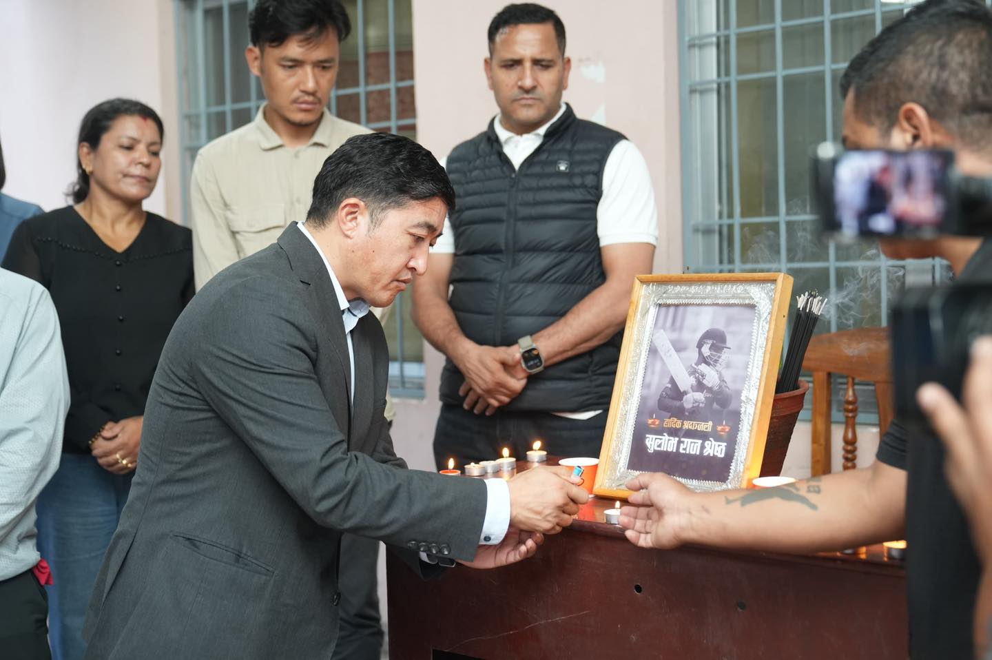 क्रिकेटर सुलभप्रति श्रद्धाञ्जली