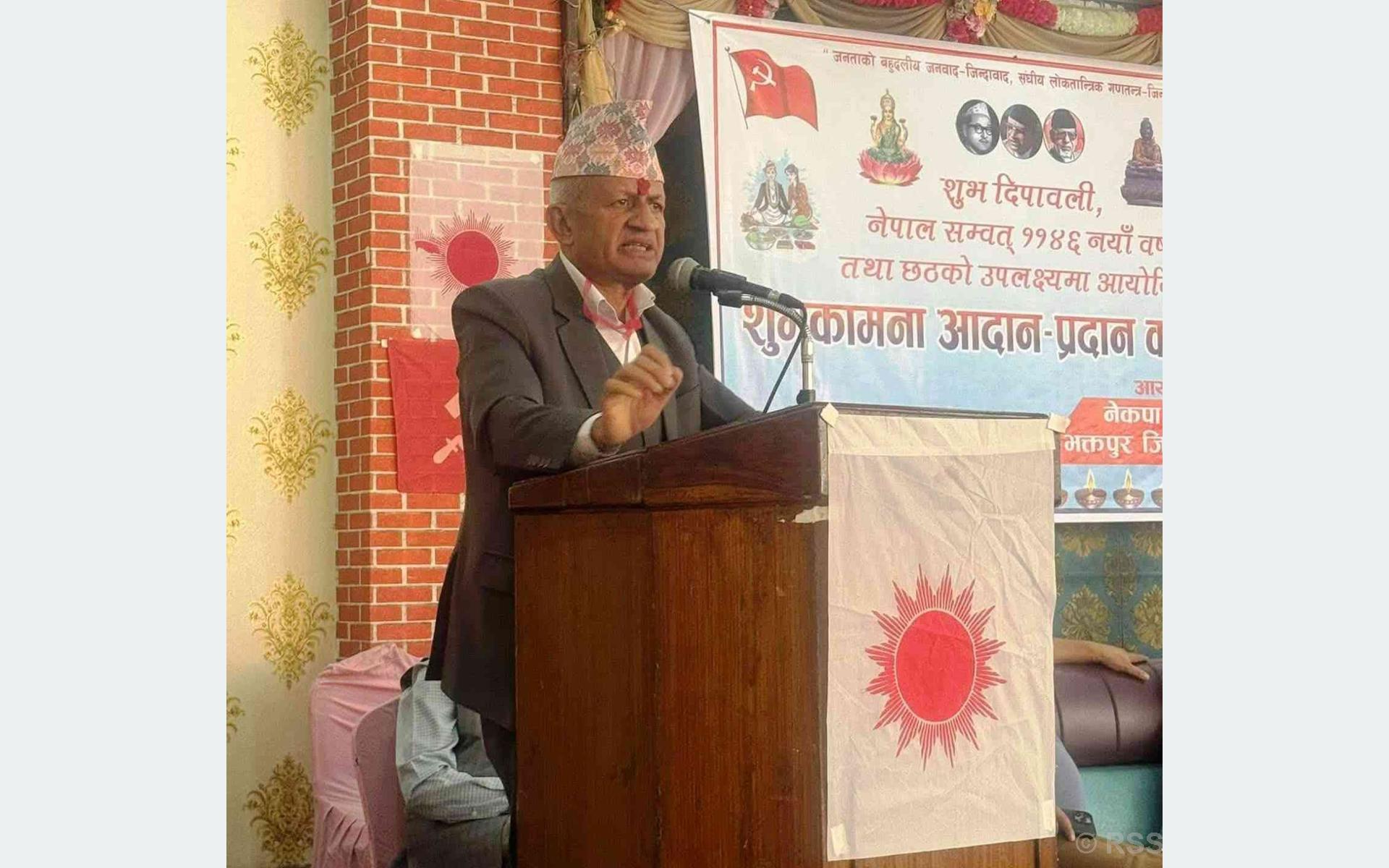 पार्टी नेतृत्वको फैसला महाधिवेशले नै गर्छः उपमहासचिव ज्ञवाली