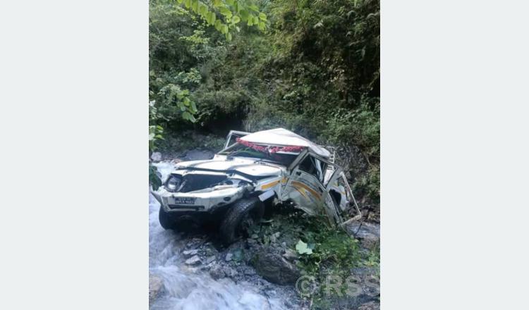 जिप दुर्घटनामा एक जनाको मृत्यु