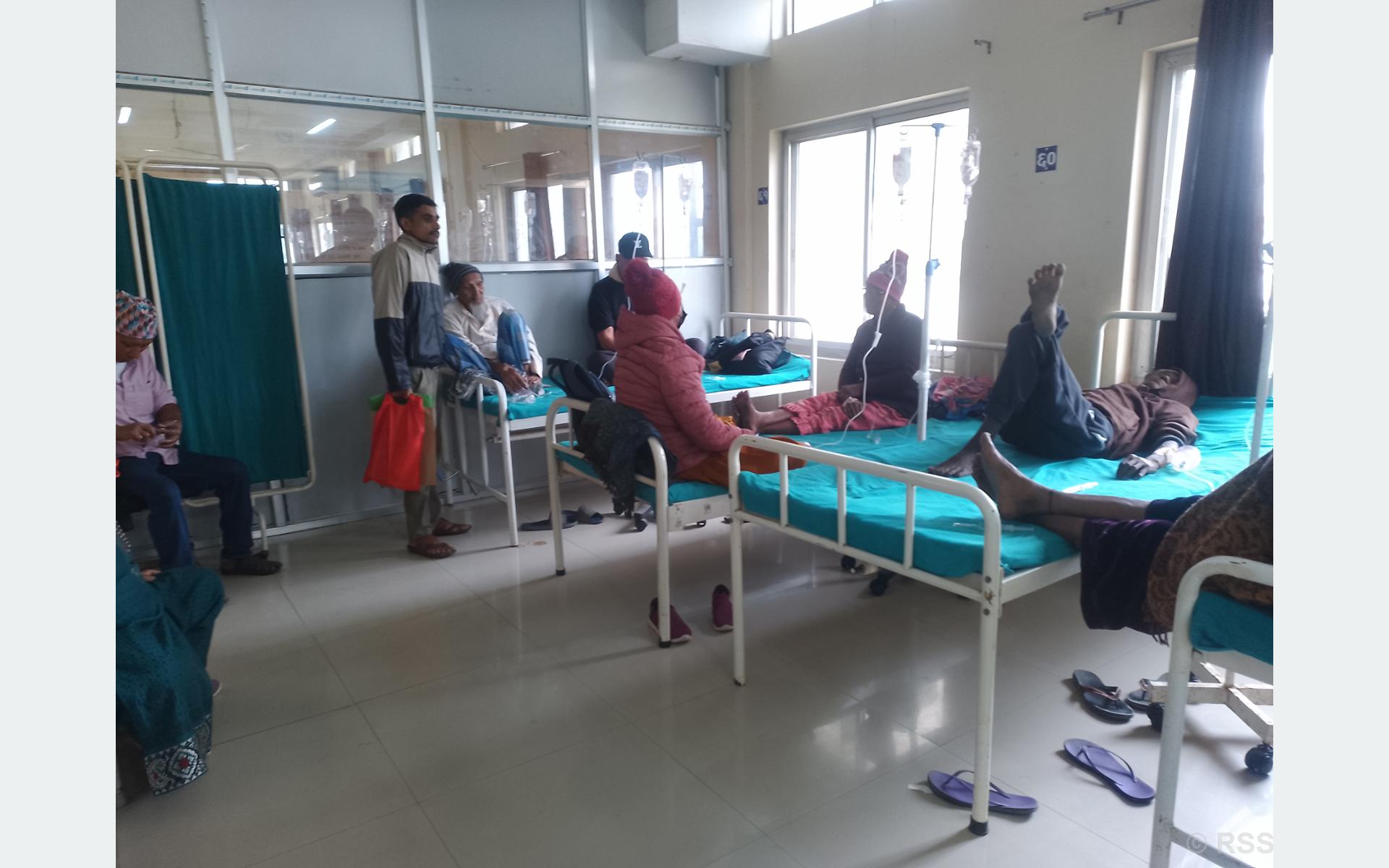 क्यान्सर अस्पतालमा शय्या पाउनै मुस्किल