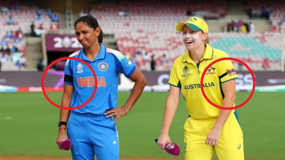 विश्वकप सेमिफाइनलमा भारत-अस्ट्रेलिया दुवै देशका खेलाडी किन कालो पट्टी बाँधेर खेल्दैछन् ?