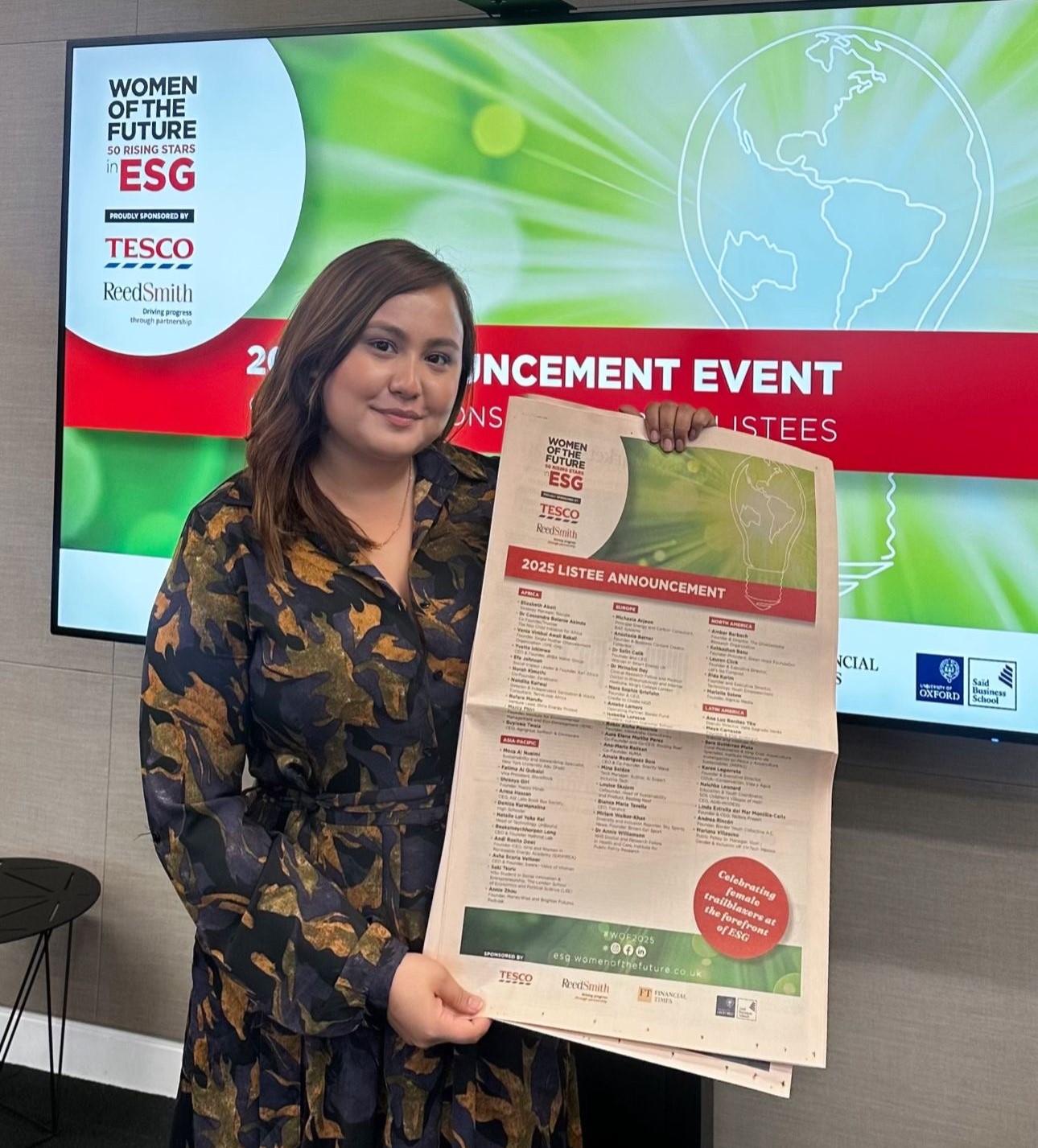 ‘ह्याप्पी माइन्ड्स’ की संस्थापक श्रीया गिरी लन्डनमा सम्मानित