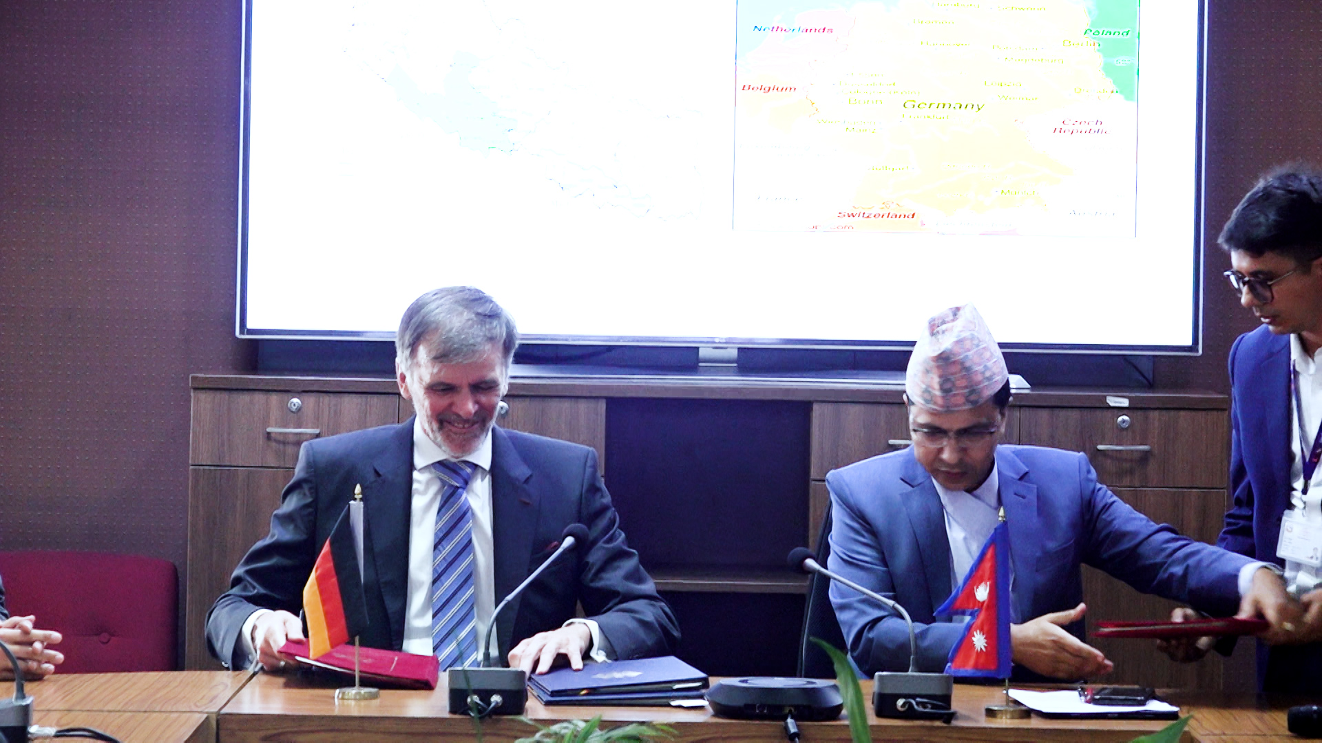 नेपाल र जर्मनबीच वित्तीय र प्राविधिक सहयोग सम्बन्धी सम्झौताहरुमा हस्ताक्षर