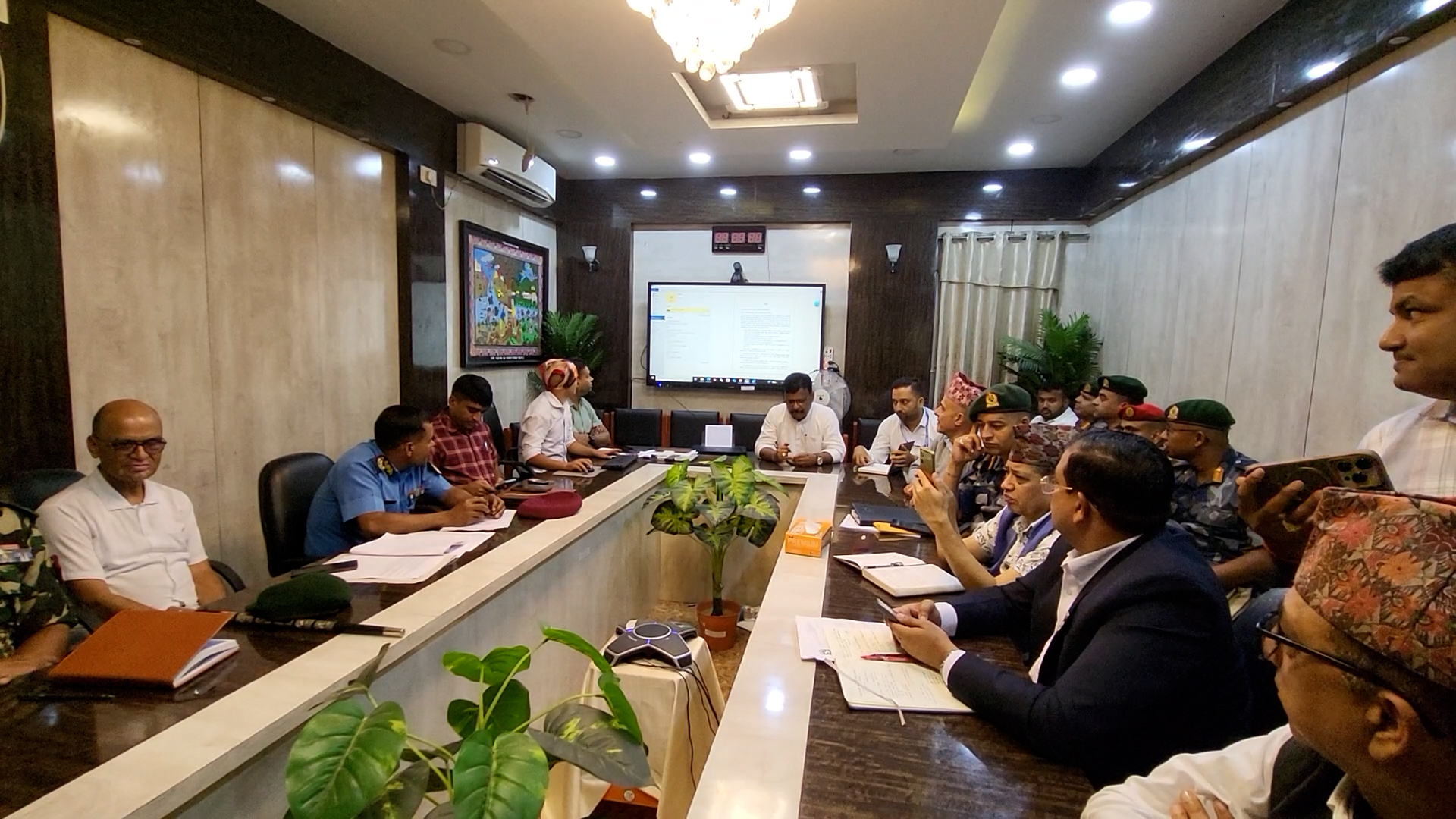 मधेश प्रदेश विपत्त बेवस्थापन समितिको बैठक सम्पन्न