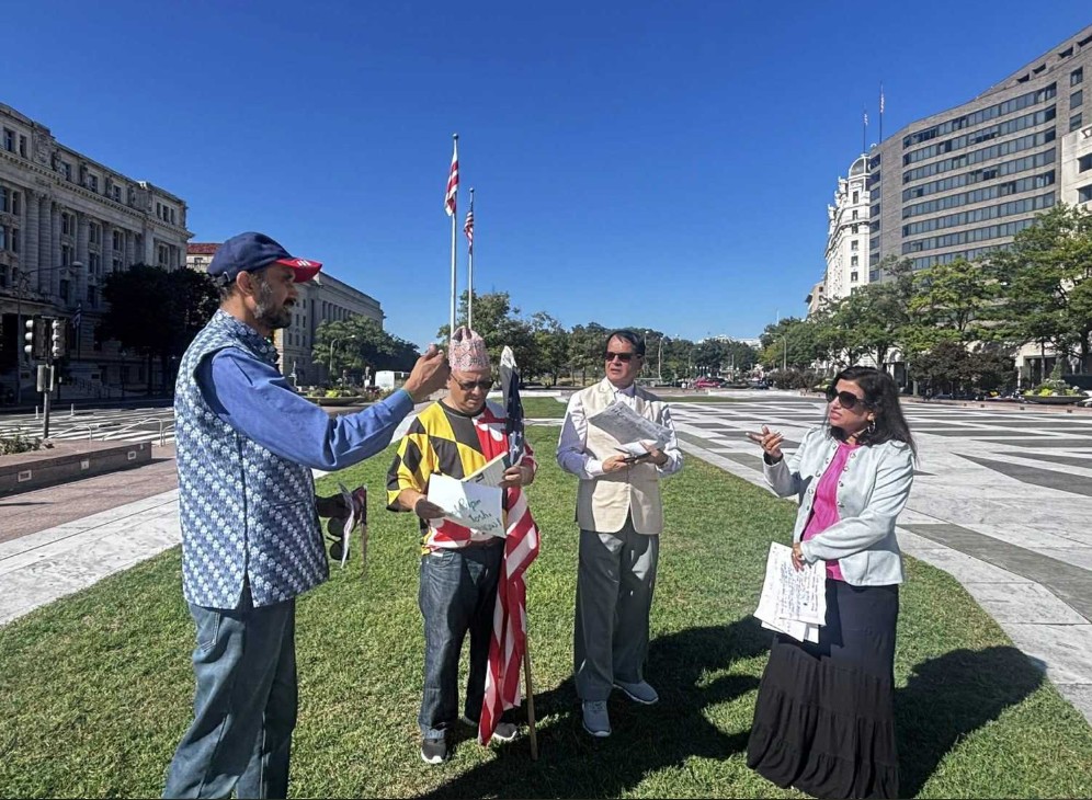 वासिंटनस्थित नेपाली डायसपोराबाट गाजामा युद्धविराम गर्न अनुरोध