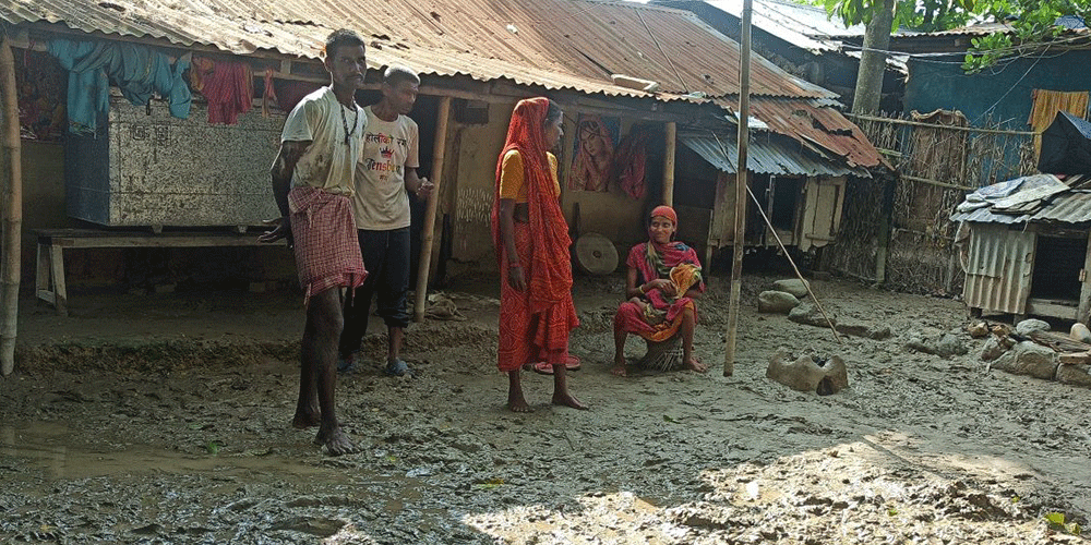 सुनसरीका बाढीपीडितलाई खाद्य सहयोग